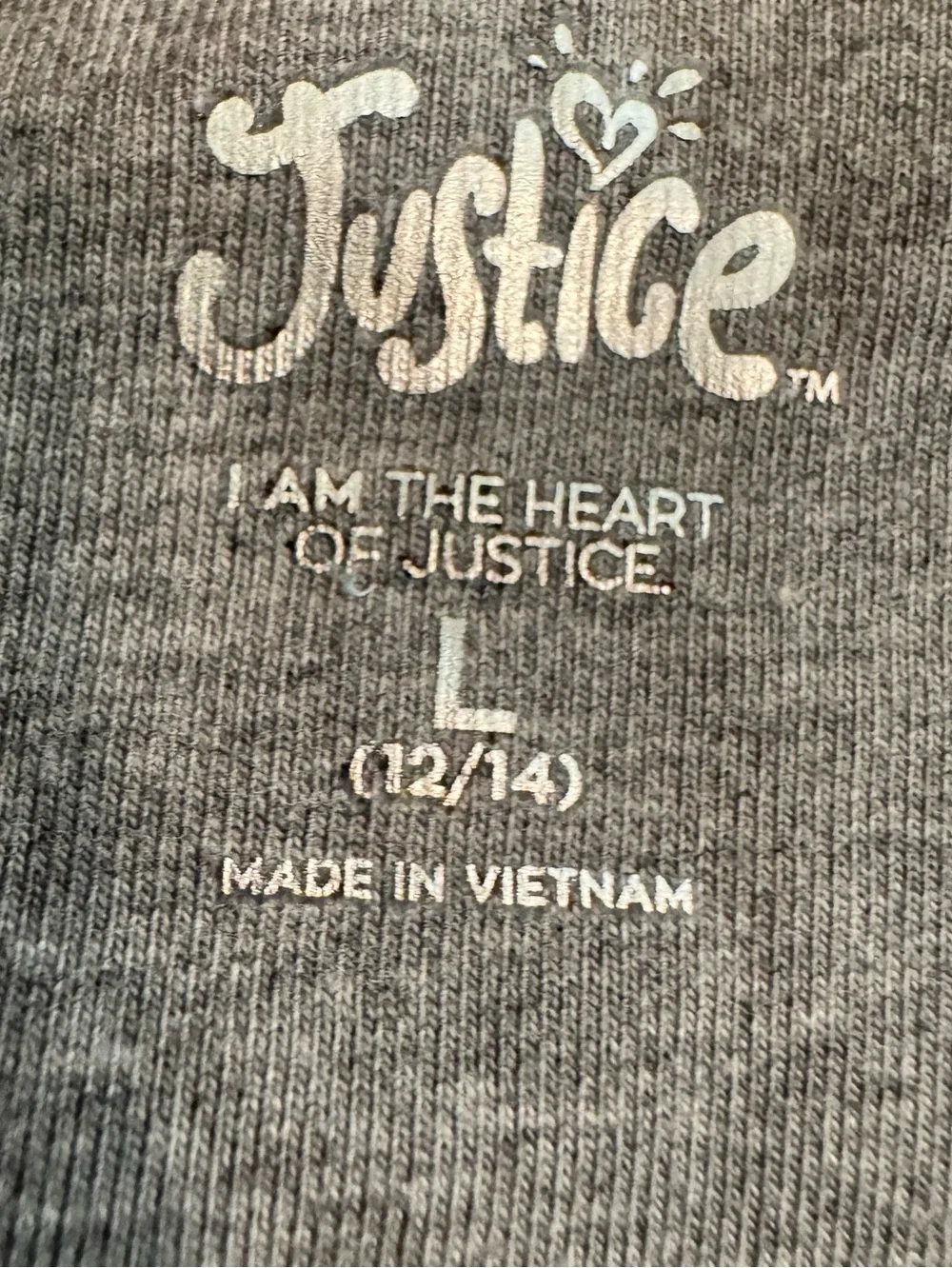 Justice new tags